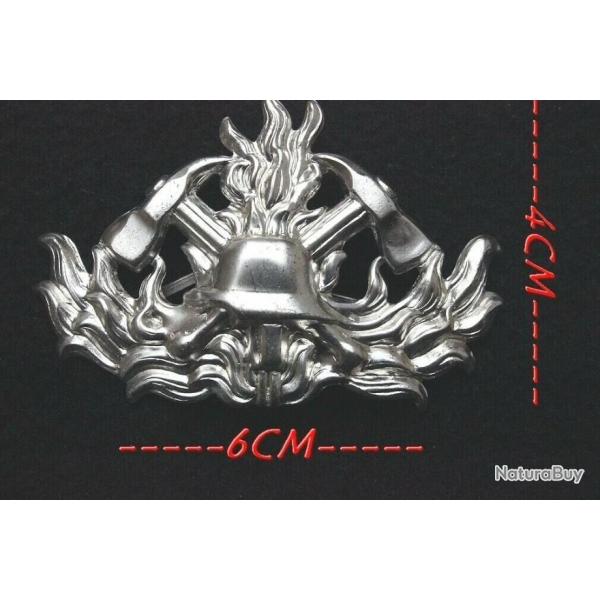 Insigne de casquette (fixation  lamelles) Sapeur Pompier Allemand