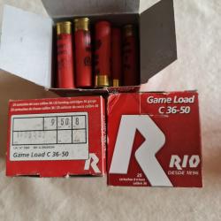 73 Cartouches RIO 12MM/50 Plombs N°6 / 8gr