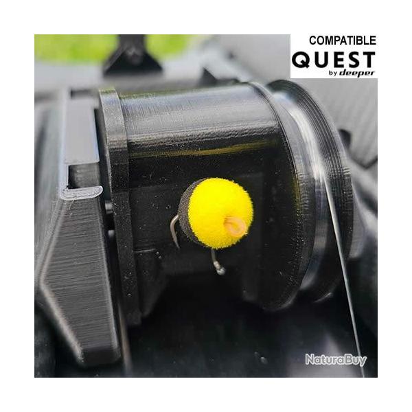 Largue Zig Bait Boat Pod pour Deeper Quest Army Green