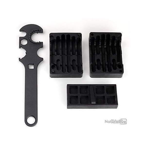 Kit de 3 outils armurier, pour AR15 M4,M16 et clone , ideal pour remplacer garde main