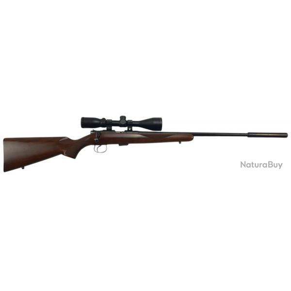 OCCASION - CARABINE CZ 452 AMERICAN CAL.22LR + LUNETTE HAWKE 3-9x40 + MODERATEUR