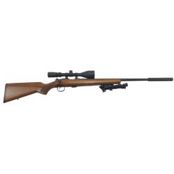 OCCASION - CARABINE CZ 452 VARMINT BOIS CAL.22LR + LUNETTE SIMMONS 3.5-10x50 + MODERATEUR