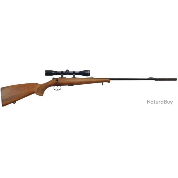 OCCASION - CARABINE BRNO MODEL 2-E CALIBRE 22LR + LUNETTE NIKKO STIRLING 4x40 + MODERATEUR
