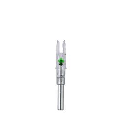 Encoches S lumineuses Nockturnal Vert x3