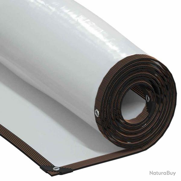 Bche transparente avec oeillets 2x10 m polythylne