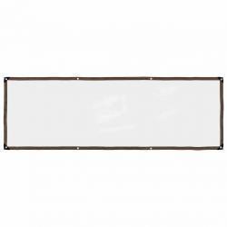 Bâche transparente avec oeillets 1x3 m polyéthylène