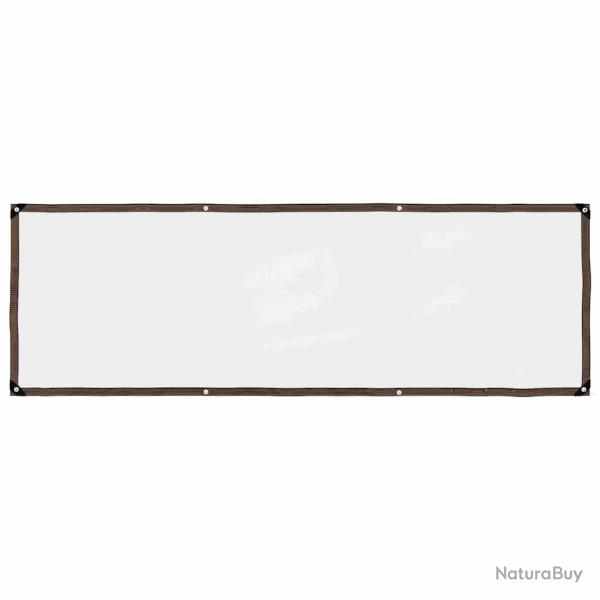 Bche transparente avec oeillets 1x3 m polythylne