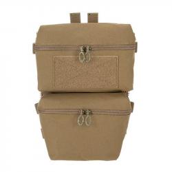 G.A. Tactics Back Panel Double Poches Type Zip-On - Tan