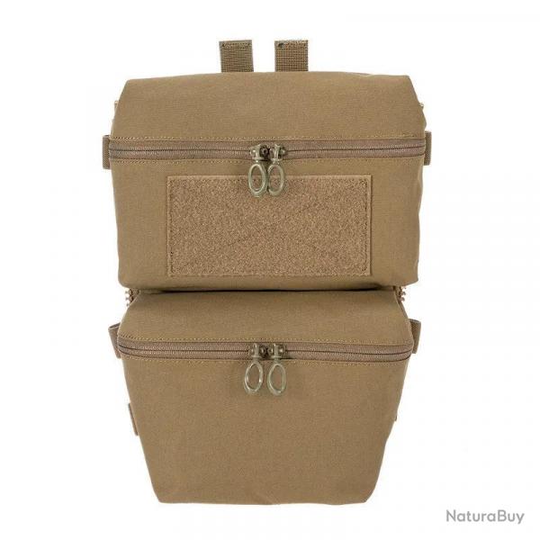 G.A. Tactics Back Panel Double Poches Type Zip-On - Tan