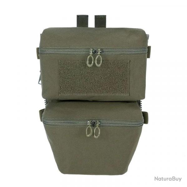 G.A. Tactics Back Panel Double Poches Type Zip-On - Ranger Green