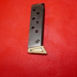 Chargeur de pistolet WALTHER PPK en 7.65mm fond de chargeur en plastique type Ivoire