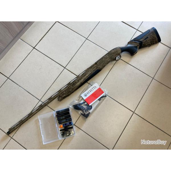 Vends fusil BERETTA A400 XTREM PLUS BOTTOMLAND cal.12/89 canon 76cm