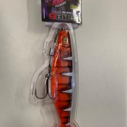 Leurre souple Fox Rage Ps jointed load 14cm/31g red wake UV