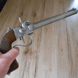 Pistolet  à coffre à percussion
