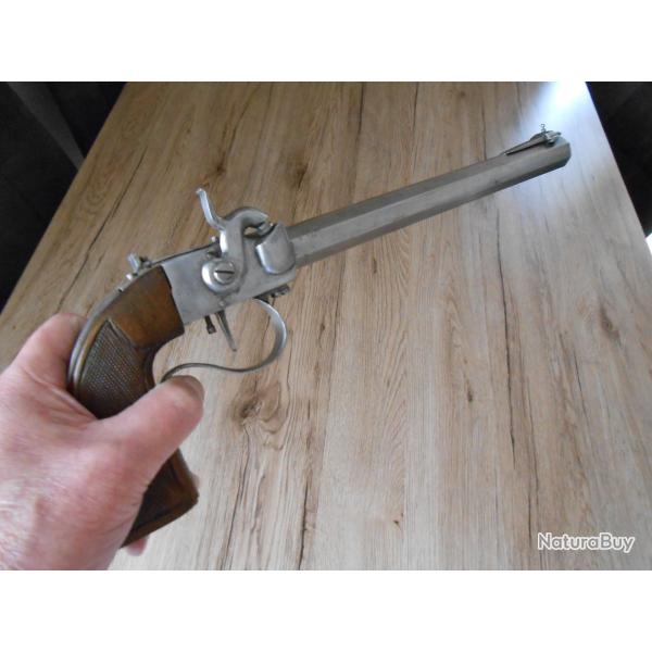 Pistolet   coffre  percussion