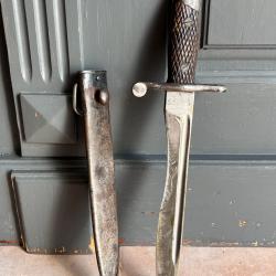 Baïonnette Espagne Fusil Mauser 1893