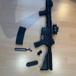 M4 mosfet + batterie + red dot évolution