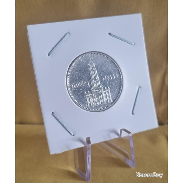 2 Reichsmark Argent 1934 A , Berlin Commmorative Avec Date , Allemagne , IIIme Reich , WW2 , WWII