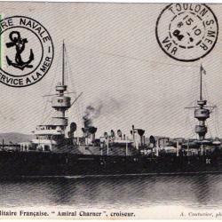 CPA - Marine Militaire Française-" Amiral Charner "Croiseur N°1574