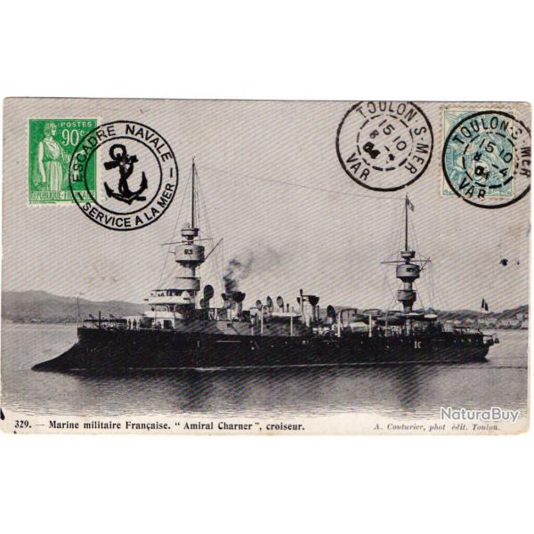 CPA - Marine Militaire Franaise-" Amiral Charner "Croiseur N1574
