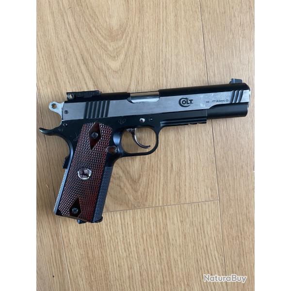Colt 1911 special combat 4.5mm (mauvais tat)