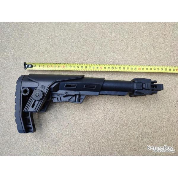 Crosse tactique AK 47 , de type Fab Defense - polymre Noir -