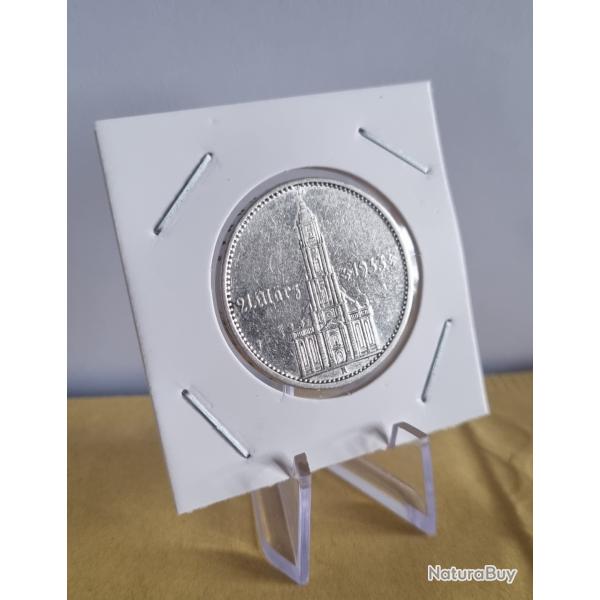 5 Reichsmark Argent 1934 A , Berlin Commmorative Avec Date , Allemagne , IIIme Reich , WW2 , WWII