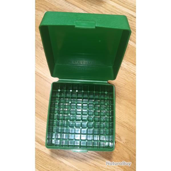 bote mtm rs100 pour cartouches - munitions 222 223 222mag 6x47 7mm tcu