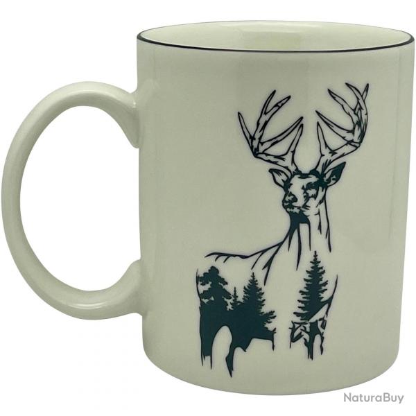 Tasse motif chasse (Modle: Cerf)