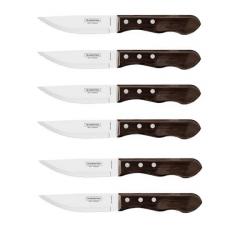 TRA.29810002 6 couteaux à steak Tramontina "Jumbo" 25cm Technobois