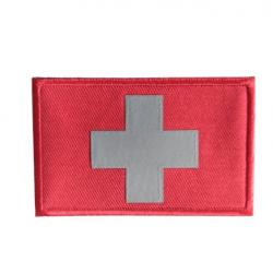 Patch médical - Croix Rouge - Velcro - Livraison gratuite