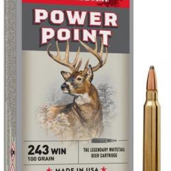 WINCHESTER Cal.243 Win Power Point 100 grains x20