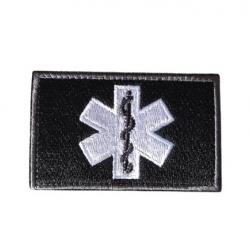 Patch Paramedic - Noir - Velcro - Livraison gratuite