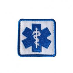 Patch Paramedic - Bleu/Blanc - Velcro - Livraison gratuite