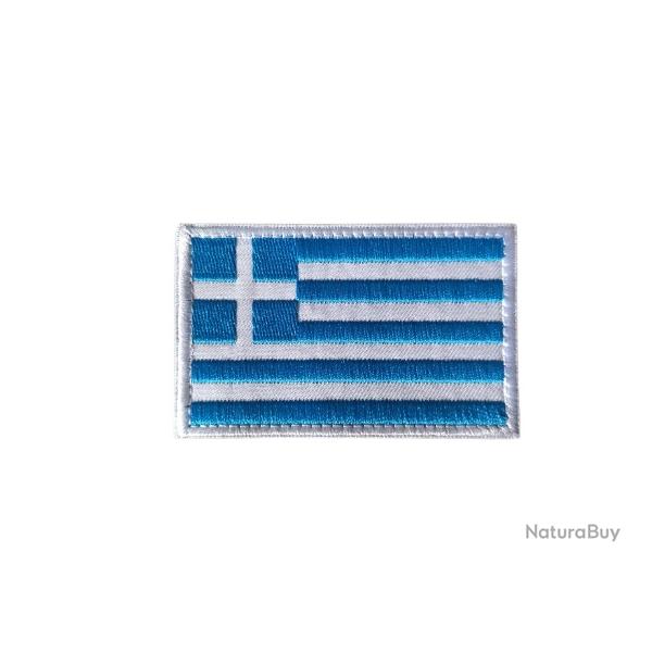 Patch Drapeau - Grce - Velcro - Livraison gratuite