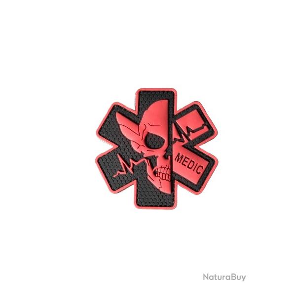 Patch Mdical - Crane - Rouge - PVC - Velcro - Livraison gratuite