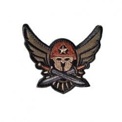 Patch Spartan + ailes - Velcro - Livraison gratuite