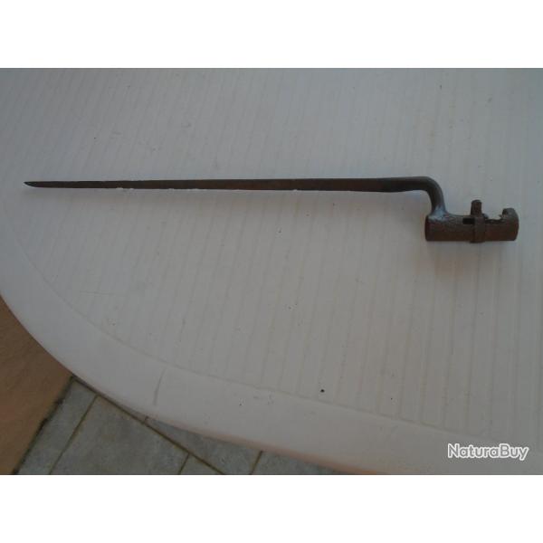 BAIONNETTE  DOUILLE modle 1847