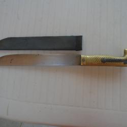 BAIONNETTE ALLEMANDE 1871 transformée en COUTEAU ou POIGNARD