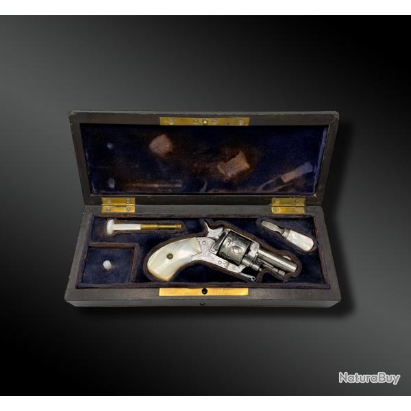 COFFRET REVOLVER bulldog luxe appel Puppy - Lige, Belgique - XIXme sicle