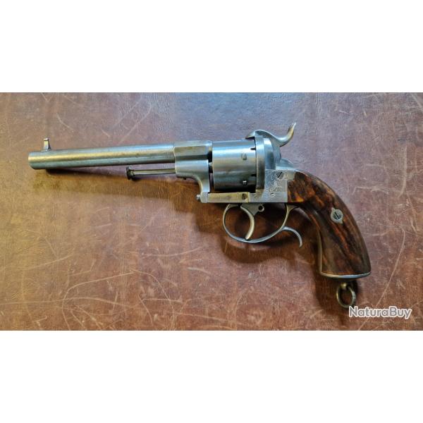REVOLVER LECHAUFEUX MOD 1858 CAL 12 MM A BROCHE