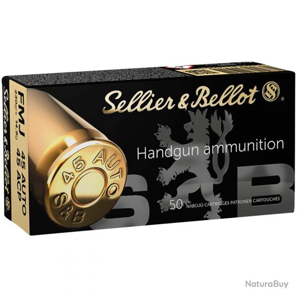 VENTE GROUPEE - Pack 250 cartouches Calibre .45 ACP, Blinde 230grs - Port gratuit