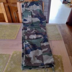 pantalon de treillis armée française taille ajustable 77/84 neuf