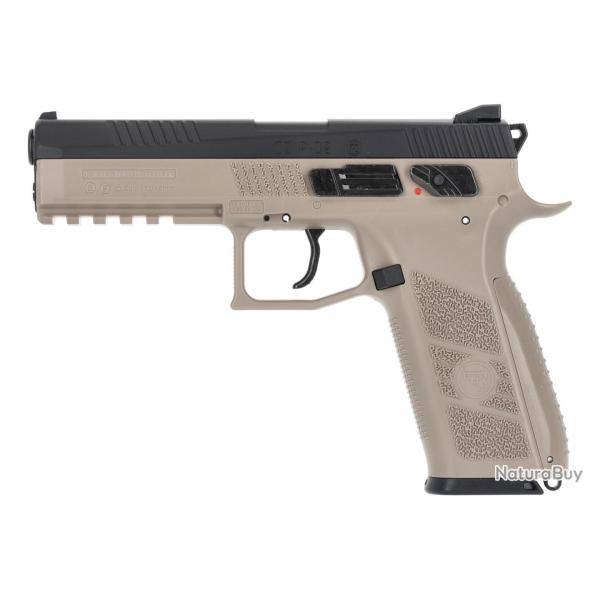 Pistolet CZ P-09 DT FDE 4.5mm Plombs et BBs CO2 ASG