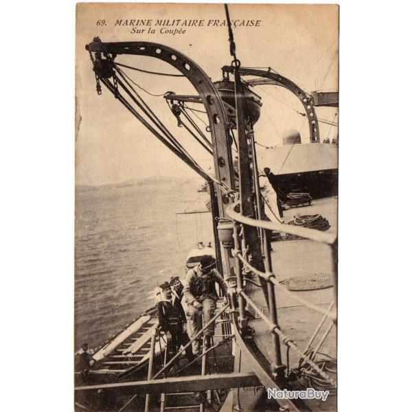 CPA - Marine Militaire  Franaise -Sur la Coupe -N1507