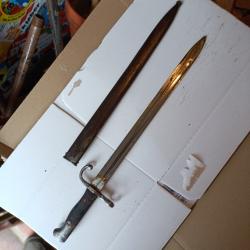 Baïonnette argentine mauser 1909
