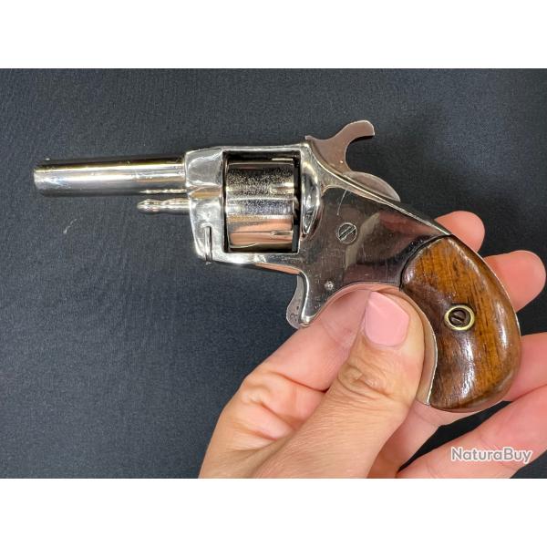 MAGNIFIQUE REVOLVER BACON ARMS MODLE LITTLE GIANT calibre 22 short