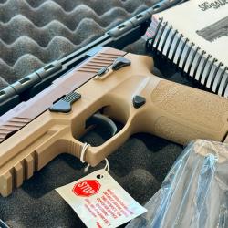 Pistolet SIG-SAUER P320 M18 en 9x19mm + Holster