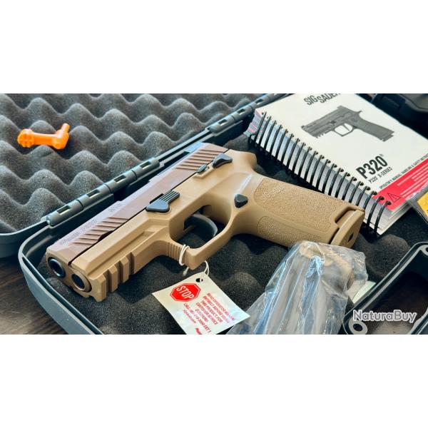 Pistolet SIG-SAUER P320 M18 en 9x19mm + Holster