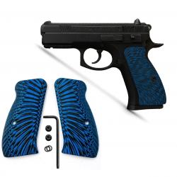 Plaquettes CZ 75 D PCR Compact - Bleu - SKX INDUSTRIES